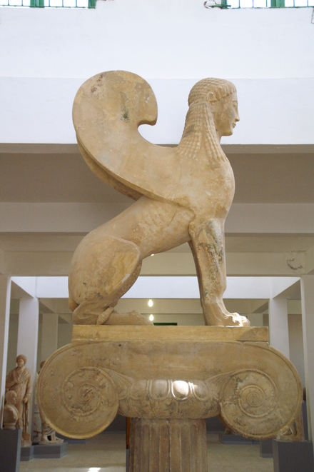 Cyrene, Downtown, Archaic Deposit, Sphinx
