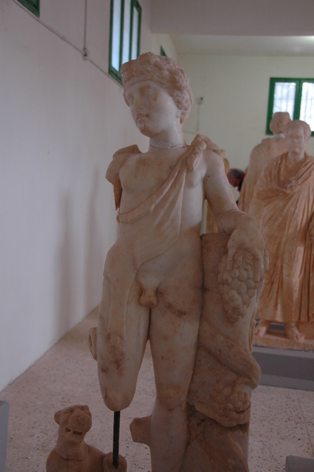 Cyrene, Downtown, Temple of Apollo, Statue of Dionysus