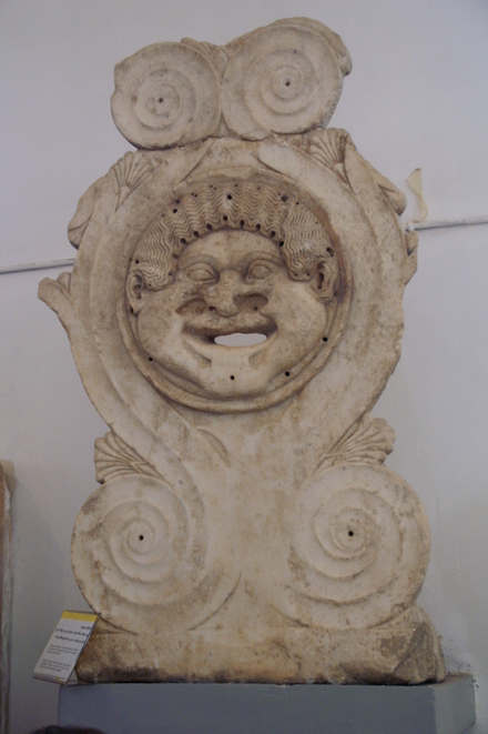 Cyrene, Downtown, Temple of Apollo, Akroterion (Medusa)