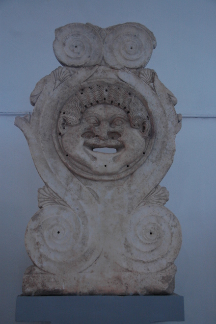 Cyrene, Downtown, Temple of Apollo, Akroterion (Medusa)