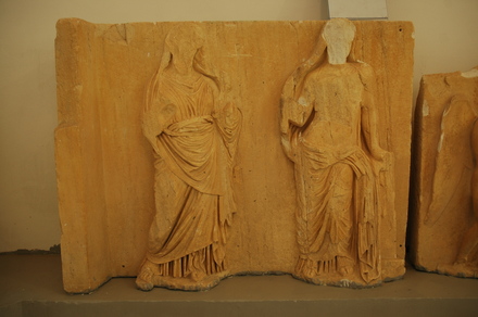 Cyrene, Uptown, Agora, Relief of Berenice and Aphrodite
