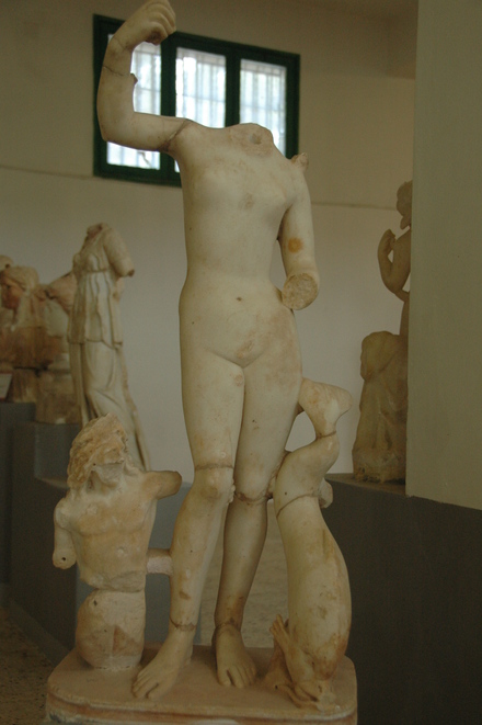 Cyrene, Uptown, Agora, Statue of Aphrodite and Triton