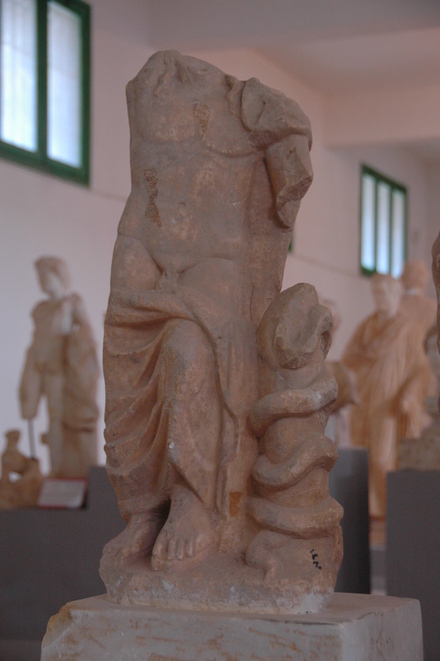 Cyrene, Uptown, Agora, Statue of Asclepius