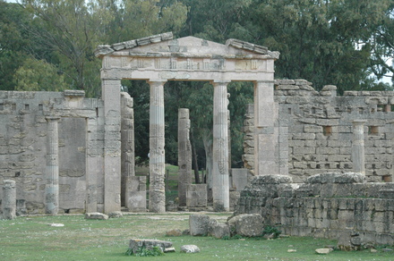 Cyrene, Uptown, Caesareum, Entrance