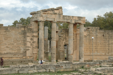 Cyrene, Uptown, Caesareum, Entrance
