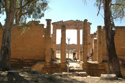 Cyrene, Uptown, Caesareum, Entrance