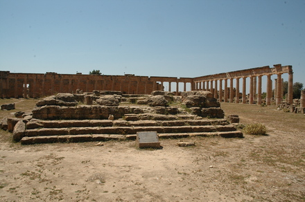 Cyrene, Uptown, Caesareum, Temple of Bacchus