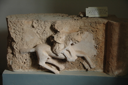 Ghanafes, relief of a horseman