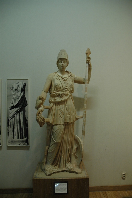 Lepcis Magna, Theater, Statue of Minerva