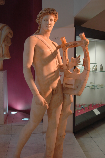 Lepcis Magna, Theater, Group of Apollo and Marsyas
