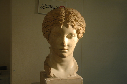 Lepcis Magna, Theater, Portrait of Faustina II