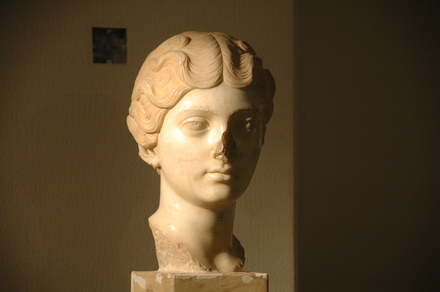 Lepcis Magna, Theater, Portrait of Faustina II