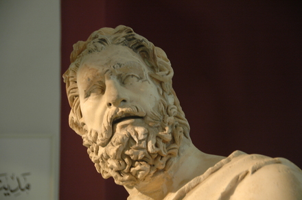 Lepcis Magna, Theater, Group of Apollo and Marsyas