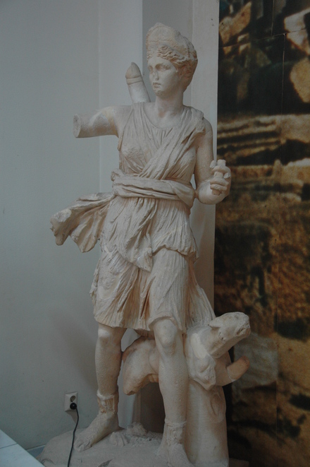 Lepcis Magna, Statue of Sabina as Diana