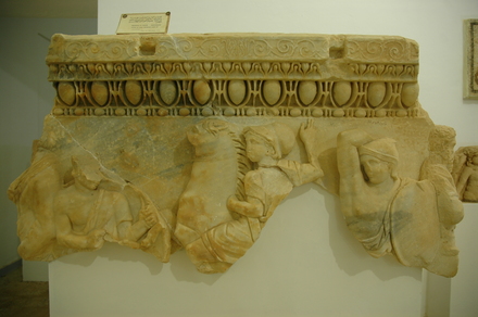 Ptolemais, Sarcophagus with Amazons