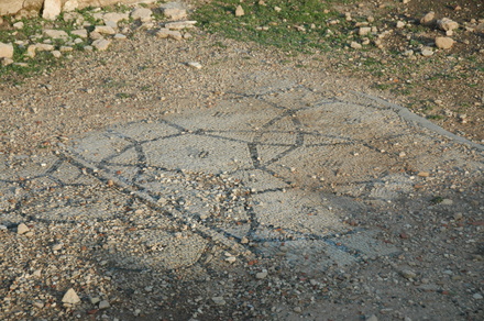 Ptolemais, Villa of the Four Seasons, Mosaic (in situ)