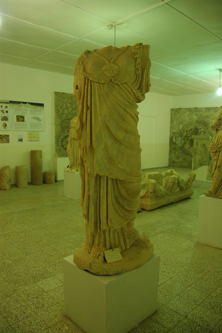 Ptolemais, Odeon, Statue of Athena