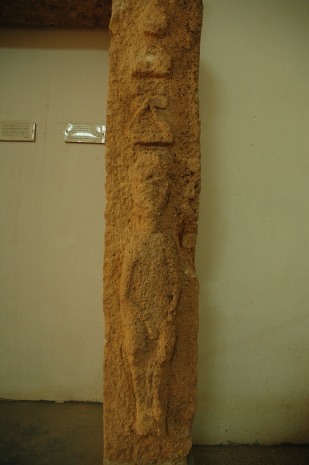 Wadi Marcit, Sanctuary or Mausoleum, Relief of a man
