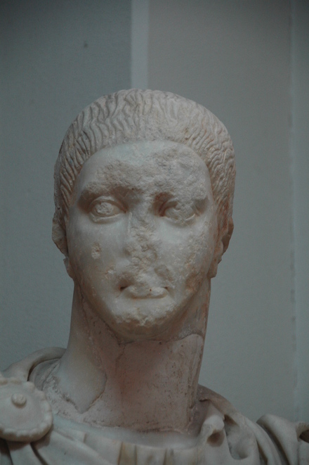 Statue of a young emperor