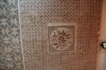 Mosaic with fish