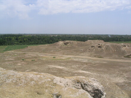 Remains of Charsadda, probable site of ancient Pushkalavati / Peucelaotis, eastern hill