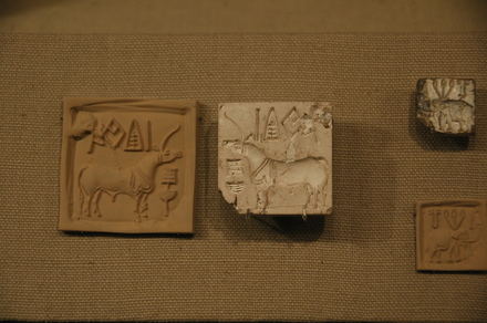 Harappa Culture, Stamp of a unicorn and an incense burner
