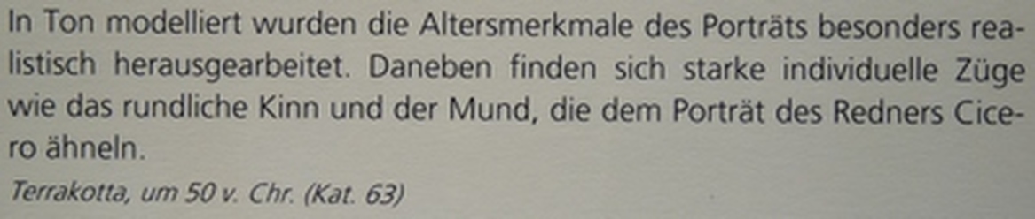 Portrait of a Roman man