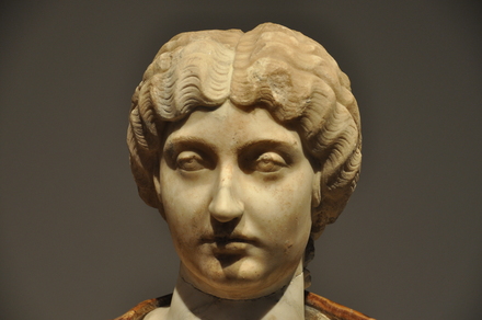 Head of Faustina the younger, wife of Marcus Aurelius