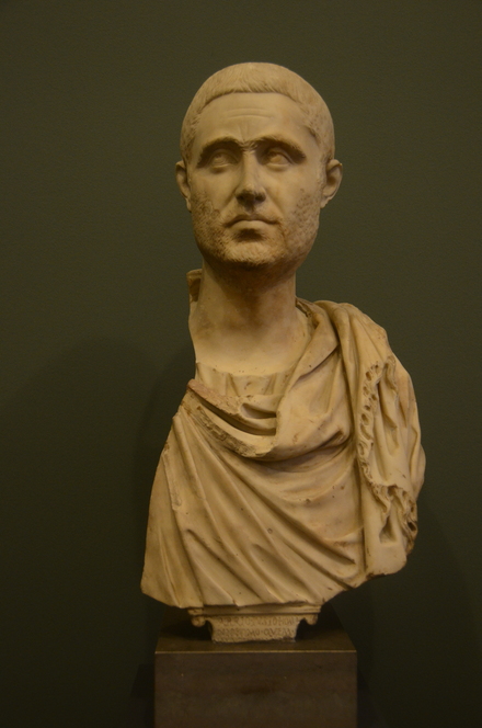 Bust of officer Arrius Justus