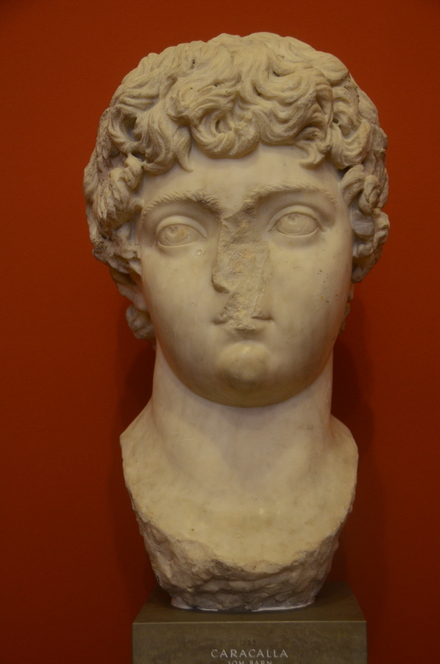 Portrait of young Caracalla