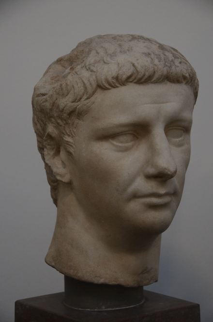 Head of emperor Claudius