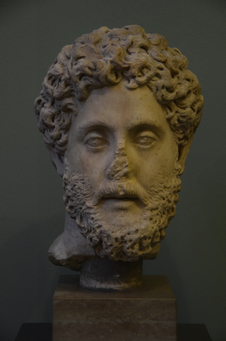 Head of emperor Commodus