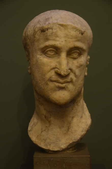 Head of emperor Constantius I Chlorus