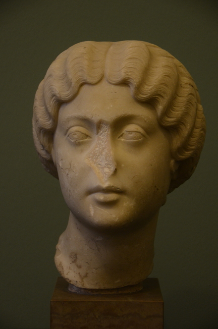 Head of Faustina the younger, wife of Marcus Aurelius