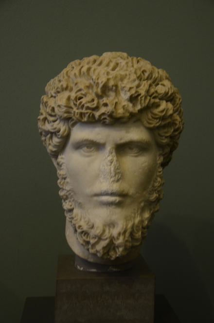 Head of emperor Lucius Verus