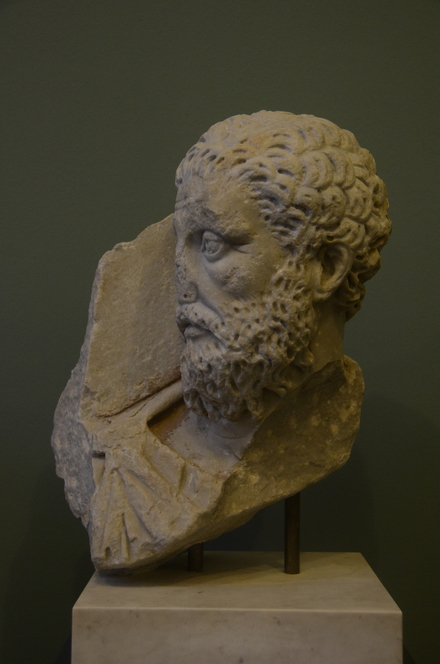 Head of emperor Marcus Aurelius