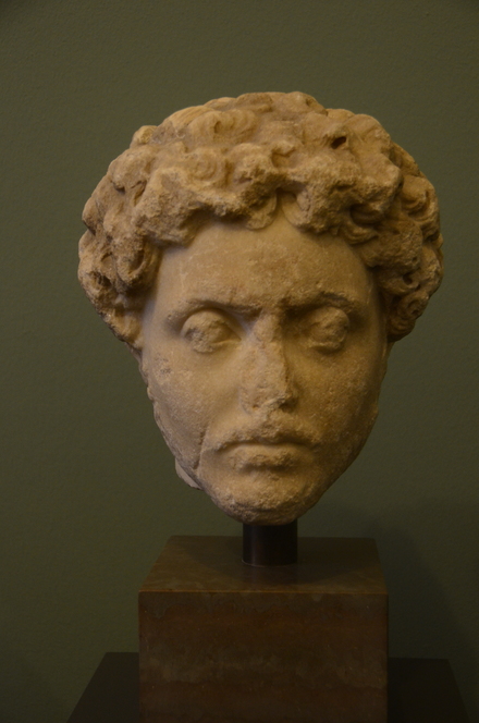 Head of emperor Marcus Aurelius