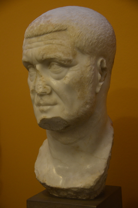 Head of emperor Maximinus I Thrax