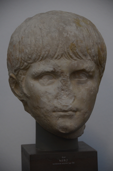 Head of emperor Nero