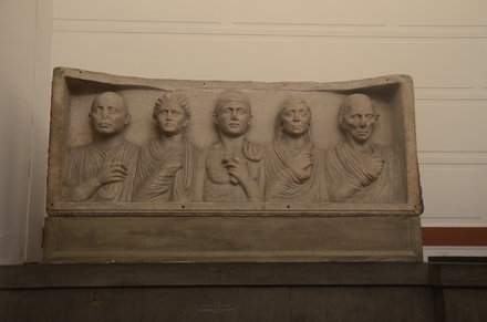 Relief of a Roman family