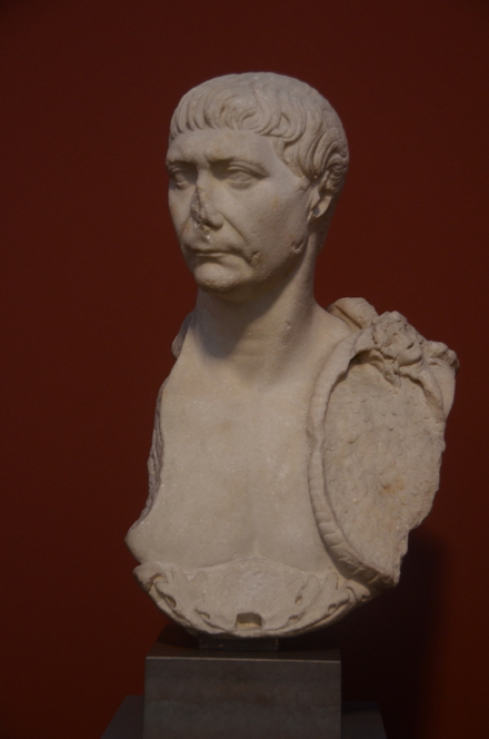 Bust of emperor Trajan