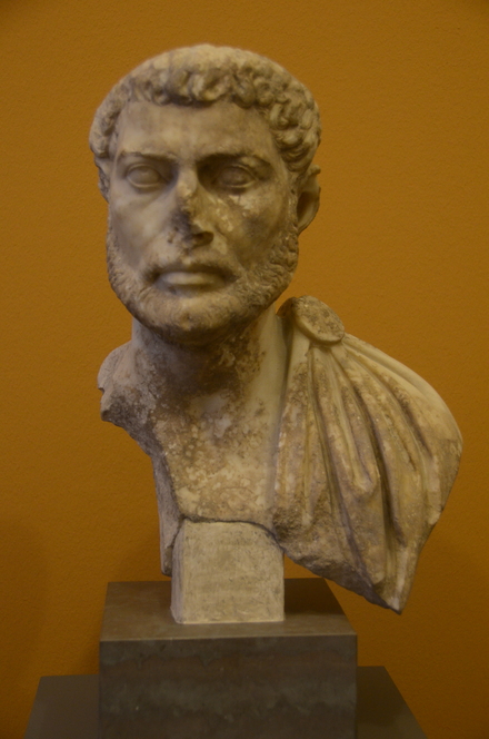 Bust of emperor Claudius II Gothicus