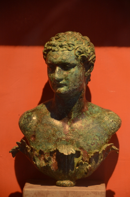 Bust of emperor Domitian