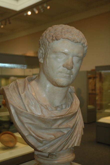 Bust of emperor Caracalla