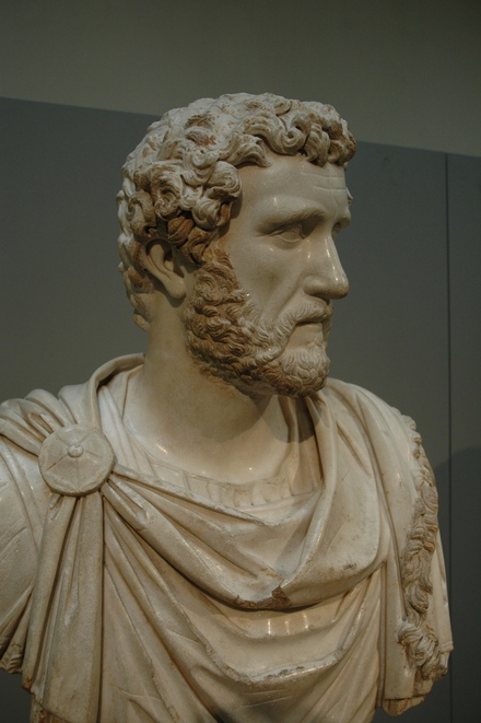 Bust of emperor Antoninus Pius
