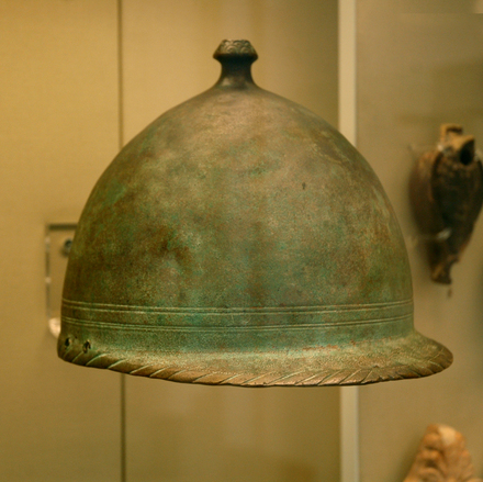 Helmet worn in the Punic wars