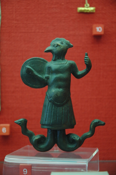 Sculpture of Abrasax (Anguipede)