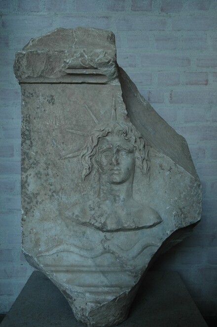 Altar dedicated to Helius and the Genius of emperor Domitian