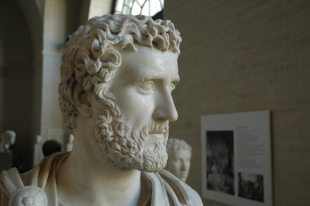 Bust of emperor Antoninus Pius