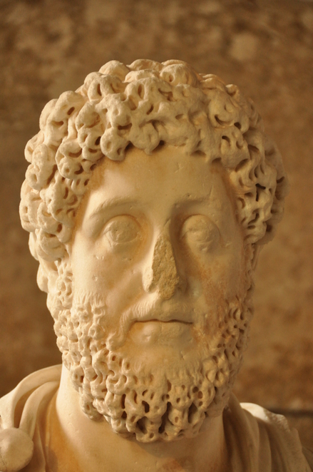 Head of emperor Commodus
